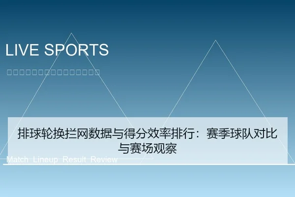 排球轮换拦网数据与得分效率排行：赛季球队对比与赛场观察
